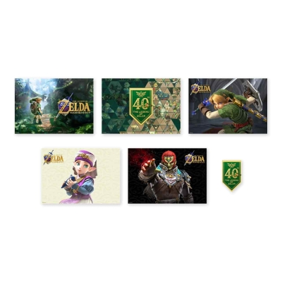 Art card set with sticker