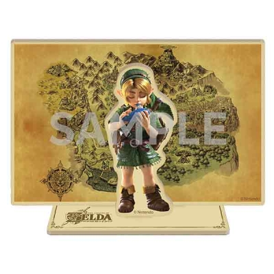Wooden diorama stand