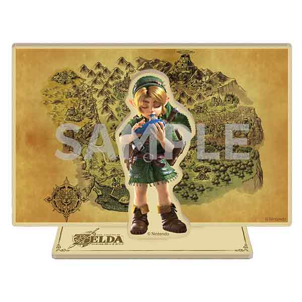 Wooden diorama stand