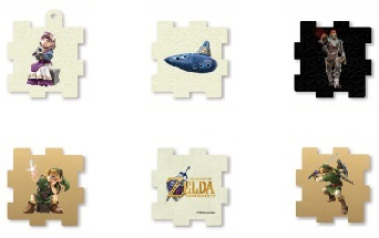 Acrylic cube keychain pieces