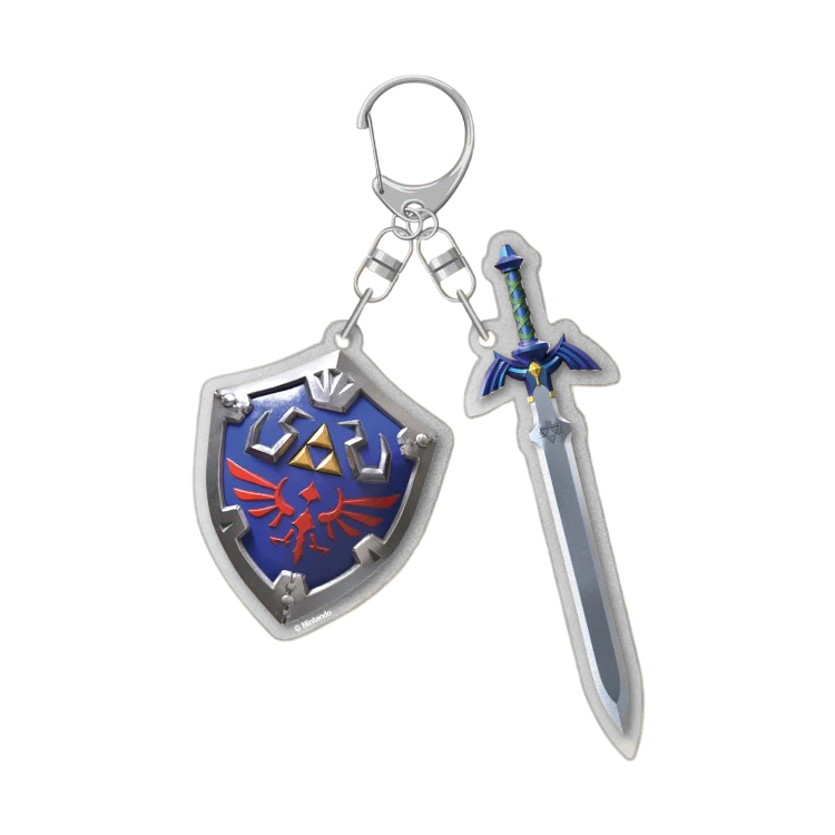 Master Sword & Hylian Shield keychain